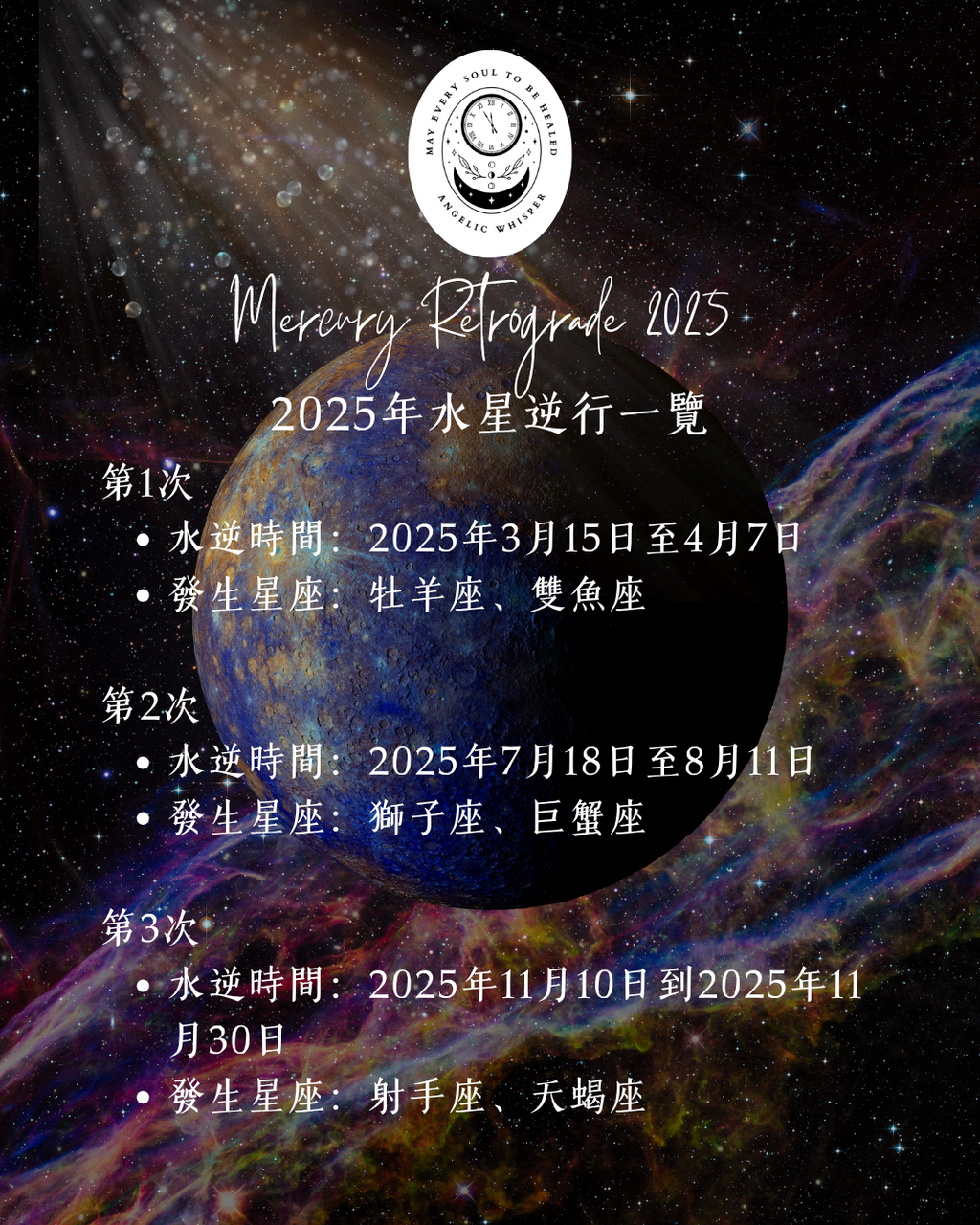 水星逆行中和魔法噴霧